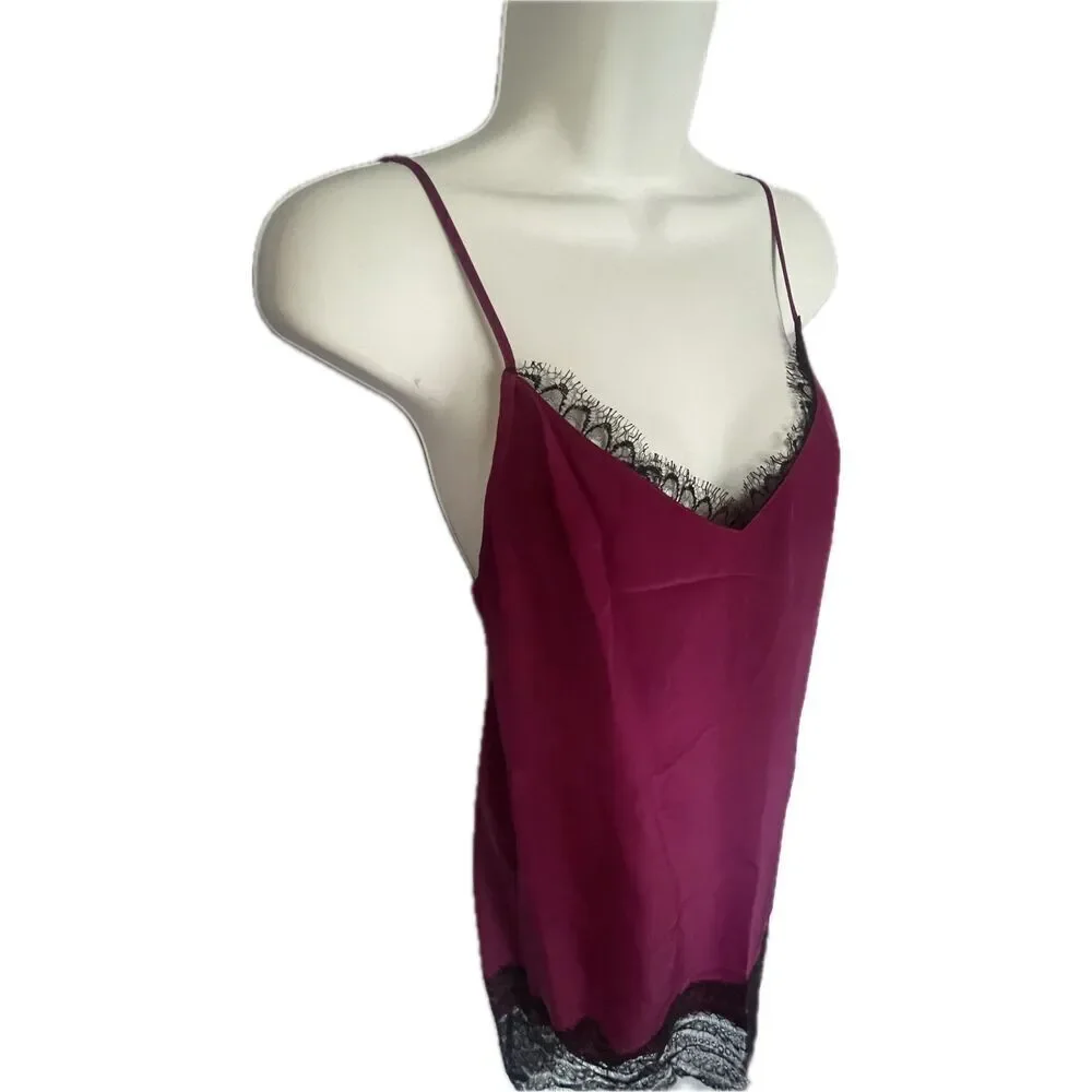 Kiki De Montparnasse Purple Lace Slip Dress Women’s Reg Size 2 Retails $495
